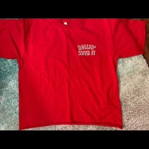 Rollin With It Red Long Crop Top